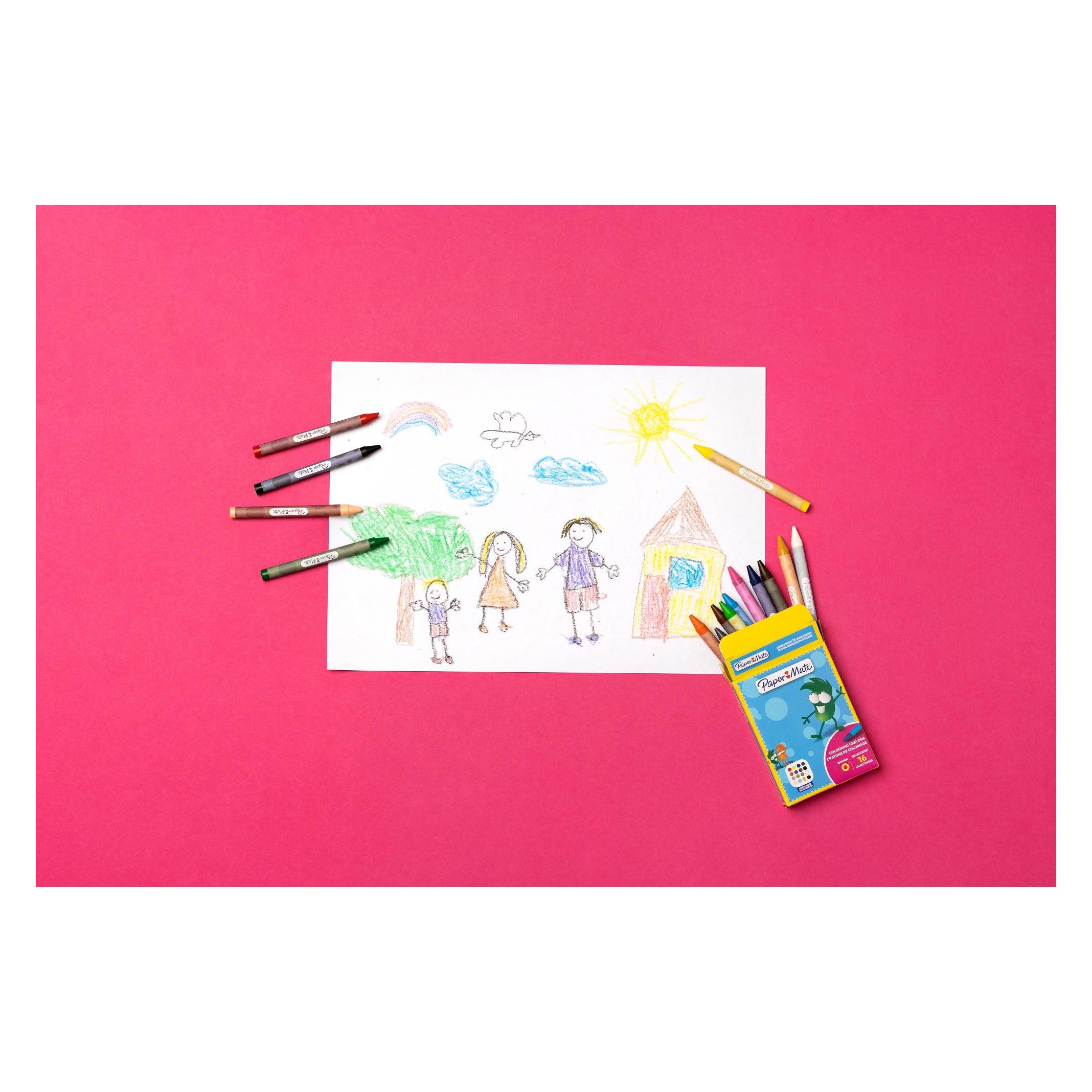 Paper Mate Wachsmaler Kids Colouring Bunt 8er M Blister (8x) (2168273)