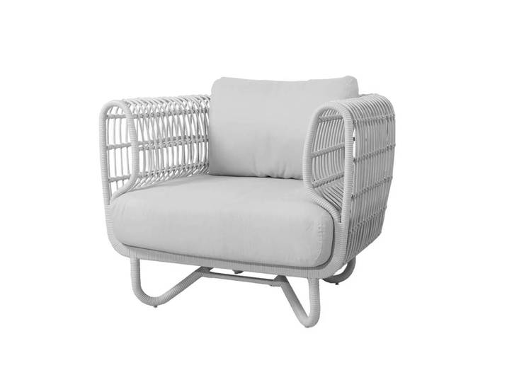 Cane-line Nest Loungesessel Weave White, Cane-Line Matt White