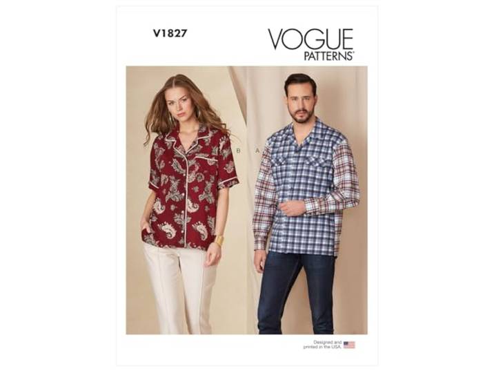Vogue Patronen V1827A Unisex TOP/Vest A (S-M-L-XL-XXL), Papier
