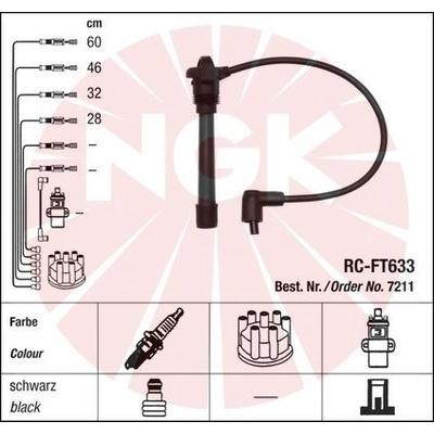 NGK Zündleitungssatz 7211
