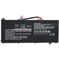 CoreParts MBXAC-BA0072 (1 Zelle, 4600 mAh), Notebook Akku, Schwarz