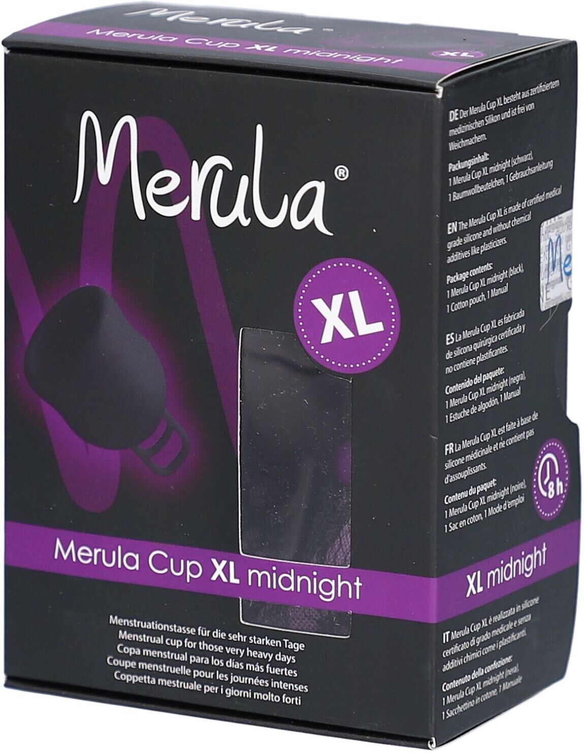 Merula Cup menstruatiecup midnight zwart XL 1 St Sonstige