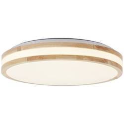Brilliant G99525/75 Laskos LED-Deckenleuchte LED LED 22 W Holz (matt), Weiß