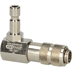 KS Tools Kühlsystem-Bajonettadapter, 90° abgewinkelt - 150.1957