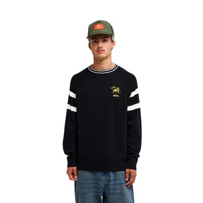 Pullunder QUIKSILVER "Bob Marley Trench Town", Herren, Gr. XS, schwarz, Obermaterial: 100% Baumwolle., Pullover Pullunder