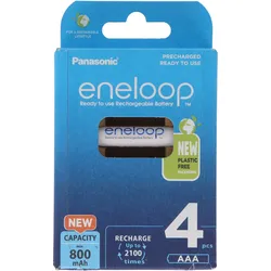 PANASONIC Eneloop 4 Akkus LR3 (AAA) 800mAh (Ready to Use)