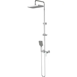 Neuesbad Serie 230 Duschsäule mit Brausearmatur, Chrom NB1DENLC04SK1