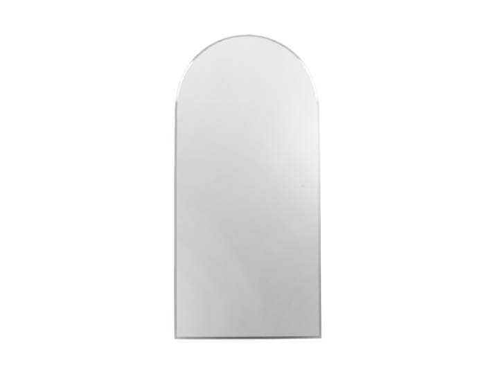 Grosser Design Wandspiegel „Skeppsvik“ mit Beleuchtung, 100 x 210 cm Silber, Transparent VE DESIGN