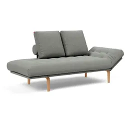 INNOVATION LIVING Schlafsofa Rollo Bow Stoff Ash Grey