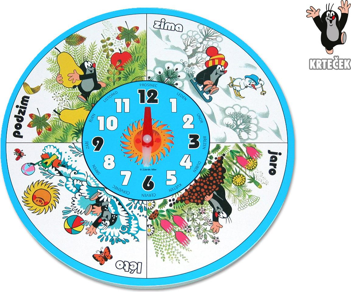 Wiky Houten Klok Mol 20 cm