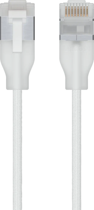 Ubiquiti Unifi Etherlighting Patchkabel Cat6A, 10 GbE, 3 m, Weiß