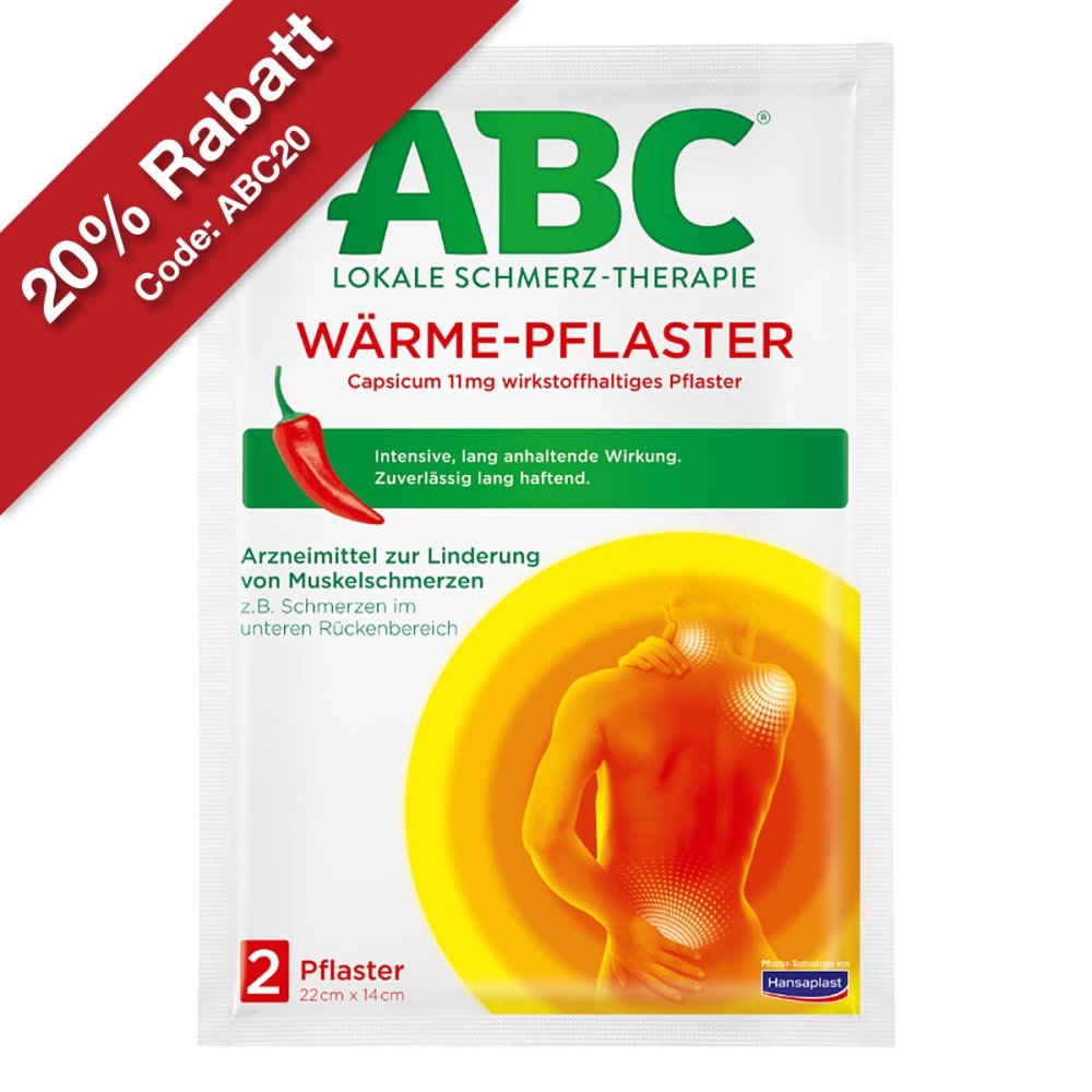 Beiersdorf AG ABC Wärme-Pflaster Capsicum 02295643
