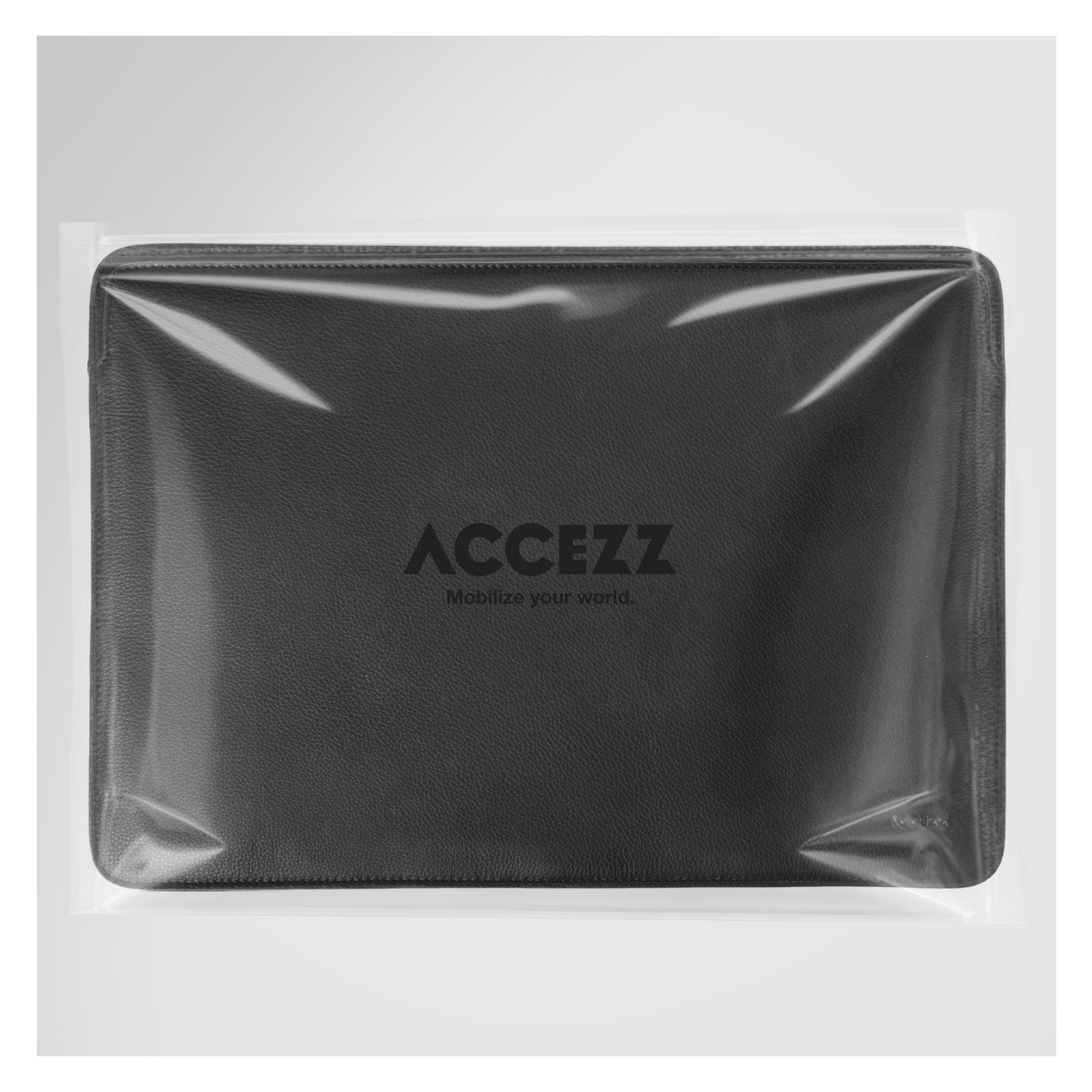 Accezz Leather Laptop hoes MacBook 16 inch - Laptopsleeve - Zwart (16.20", Apple) (SH00075211)