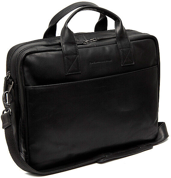 THE CHESTERFIELD BRAND Ledertasche - Laptoptasche FRAZER schwarz EG