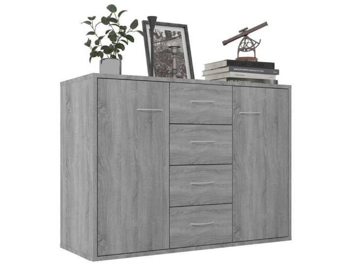 Commode/Buffet contemporain Sonoma gris 88x30x65 cm Bois d'ingénierie LL0000150995