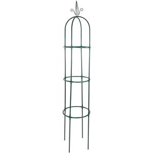 DEMA Rankgitter 31230, grün, freistehend, aus Metall, Obelisk, 39 x 205 cm