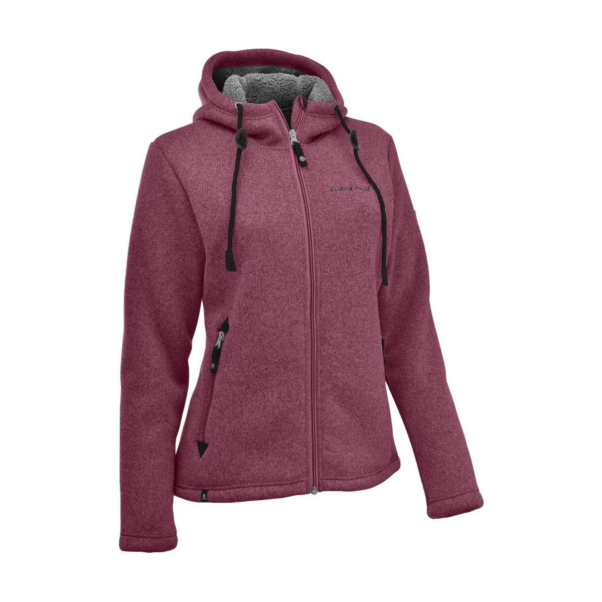 MAUL Sport Chieming - Strickfeecejacke m. Kap. rosa (83) 38 5213200202-83-38