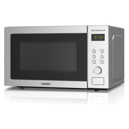 Haeger MW-90S.012A MICRO STAINLESS 28 Mikrowelle 28 l 1200 W (28 l) (70040169)