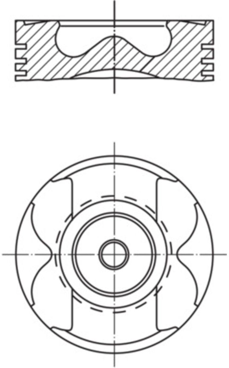 Kolben MAHLE 022 26 01