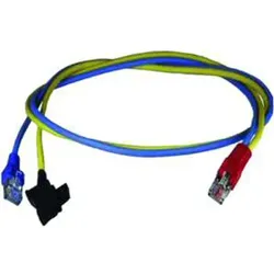 Homeway Y-Kabel LAN/TAE 1,0m bl/ge