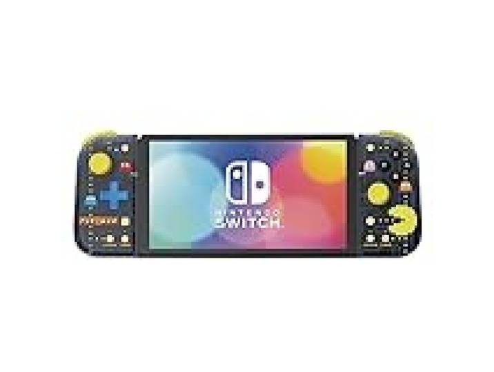 HORI Split Pad Compact (PAC-MAN) pour Nintendo Switch - manette ergonomique pour mode portable - Licence officielle Nintendo et Bandai-Namco