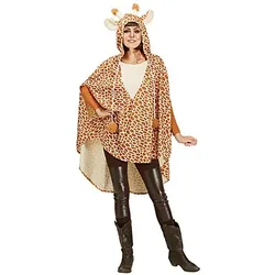 buttinette Giraffen-Poncho, unisex