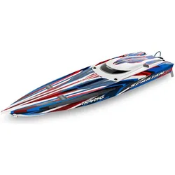 Traxxas BOAT SPARTAN SR 1037mm 1:10 EP RTR RED TQi 2.4GHz OHNE Ladegerät und OHNE Akku