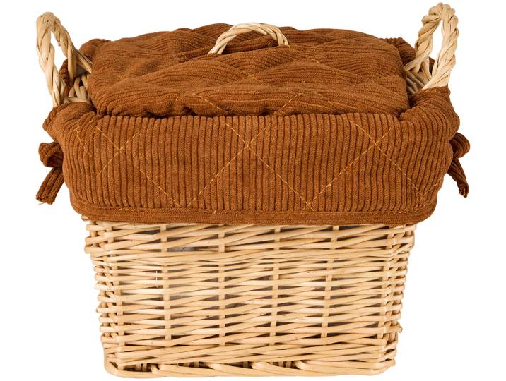 Nouvel Kartoffel- und Brotkorb Cord braun