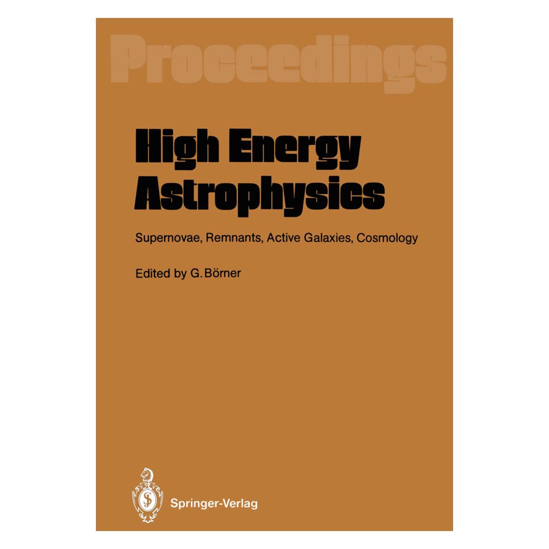 Springer High Energy Astrophysics (Englisch, Softcover, Gerhard Börner) (55505589)