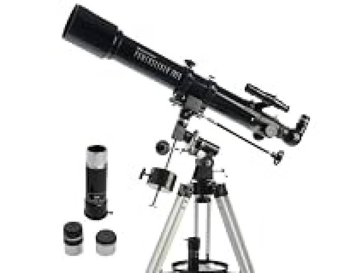 Celestron 21037 PowerSeeker 70EQ Refractor Telescope, Black