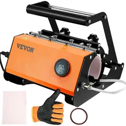 VEVOR Becher Sublimationspresse 600 W Becher Bedrucken Sublimationspresse 0,33-0,89 L Becher Hitzepresse Becherpresse DIY Keramik / Edelstahl /