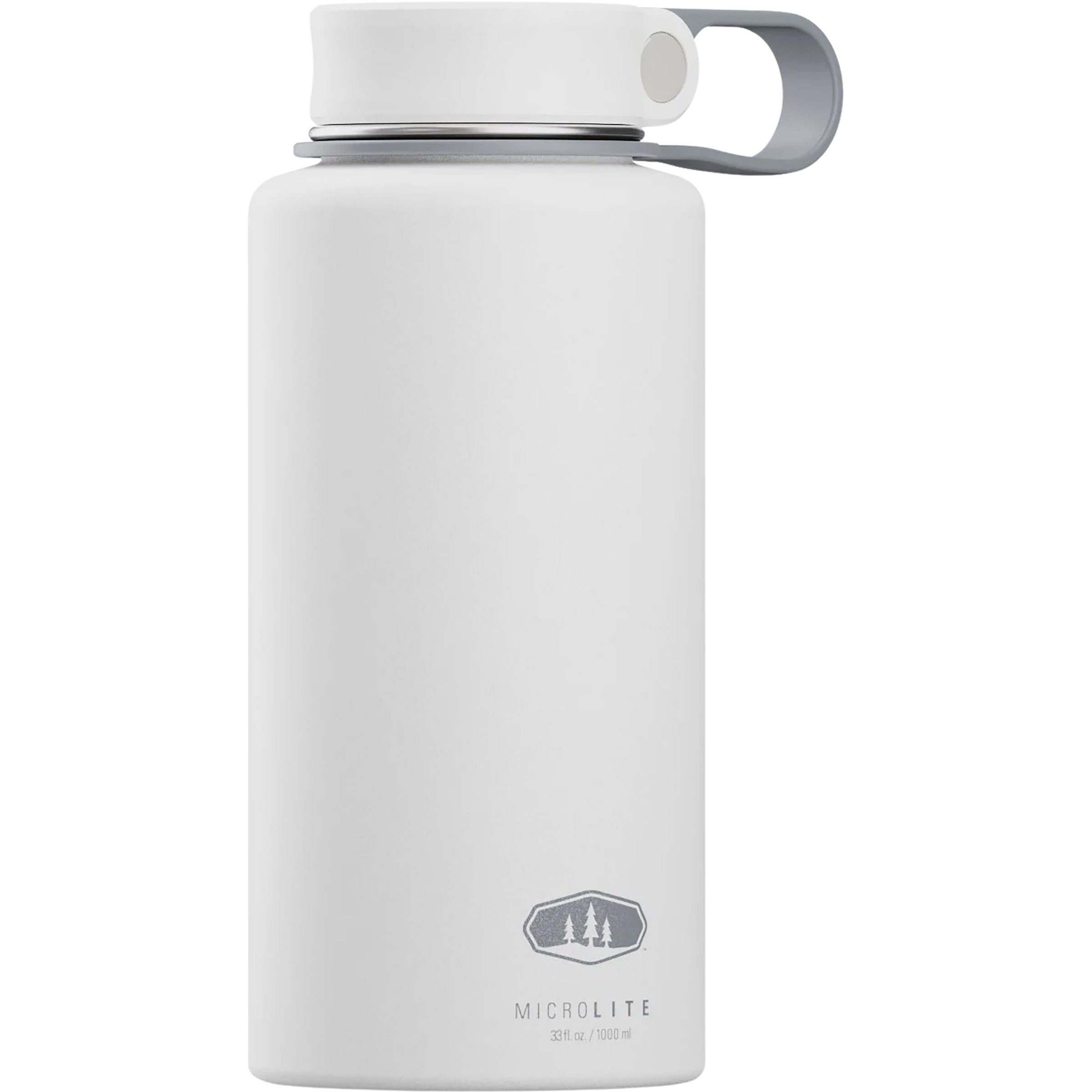 GSI Microlite 1000 Flip Isolierflasche Isolierflaschen weiss Größe 1L