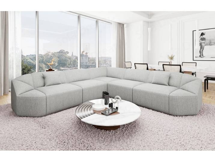 Stoff Ecksofa Cabrera L-Form