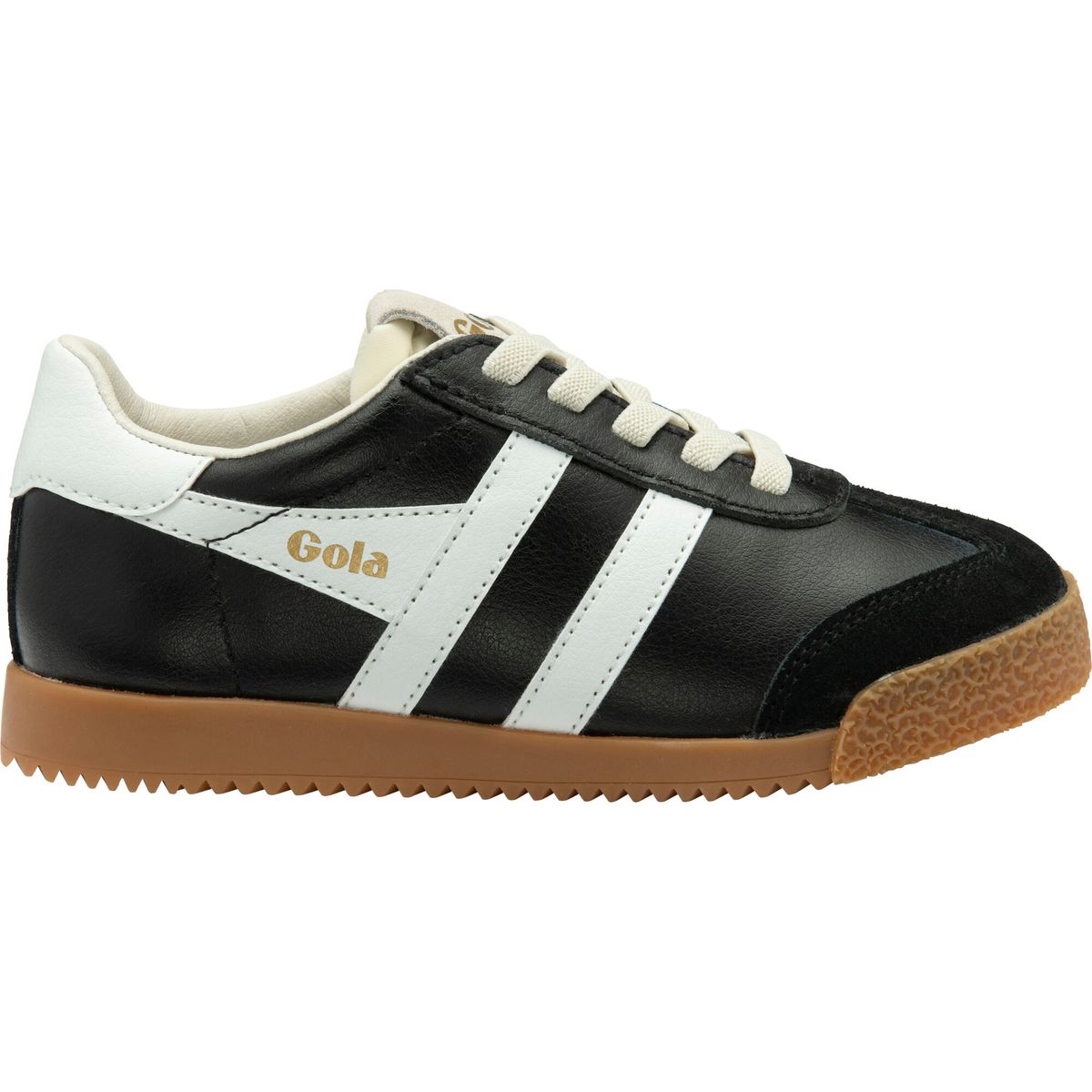 Gola Elan Leather Sneaker Kids black/white (BW) 1 CKA621-BW-1-blackwhite