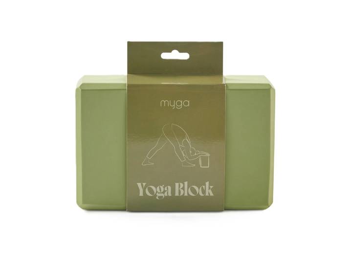 Yogablock Schaumstoff Moos