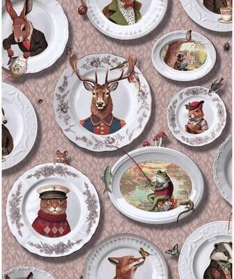 Holden Tales of the Manor Non-Pasted Wallpaper - Covers 56 Square Feet