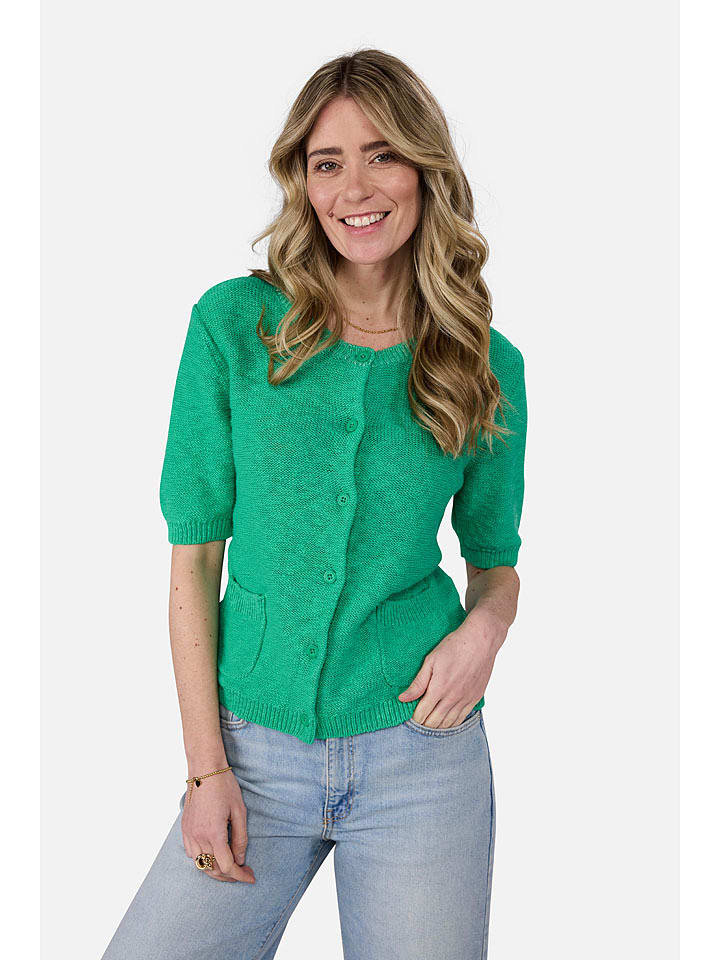 LIEBLINGSSTÜCK Cardigan "Sanja" in Grün - 40