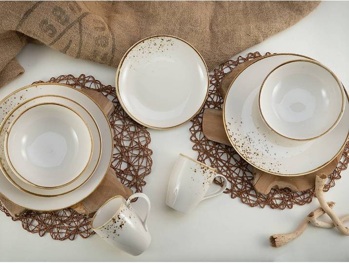 Service 27 x 33 x 36cm Beige/Beige