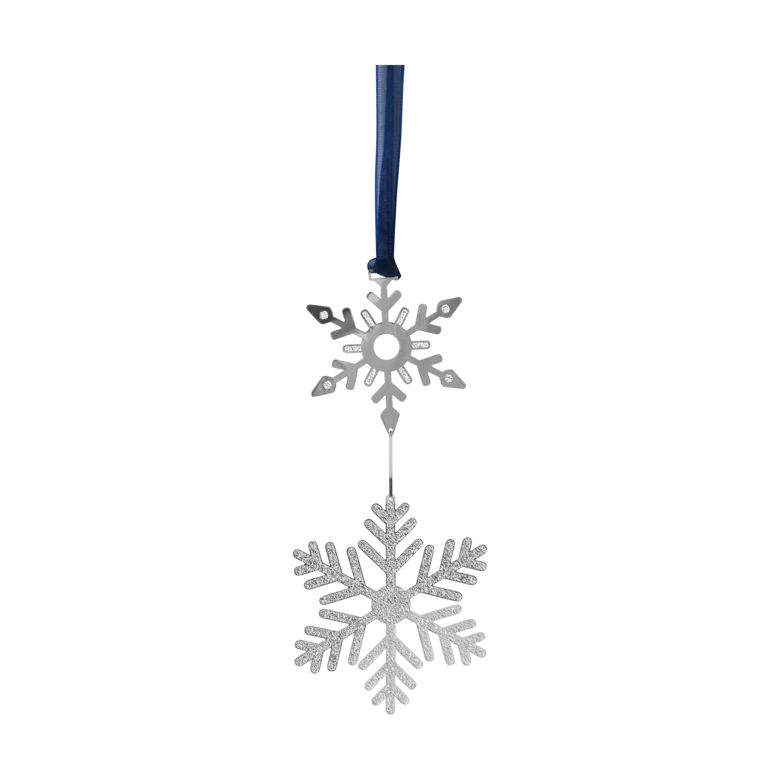 Pluto Design Snow kerstornament Zilverkleurig