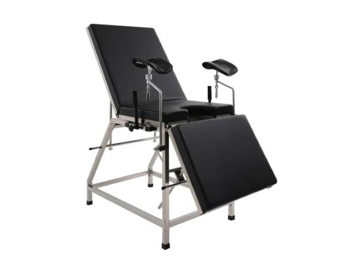 ZHDPYHDD Gynäkologischer Stuhl, Edelstahl verstellbar, 200kg Tragfähigkeit Für Kliniken und Praxen, Hygienisch Leicht zu Reinigen, Stabile Edelstahlkonstruktion, Ergonomische Polsterung