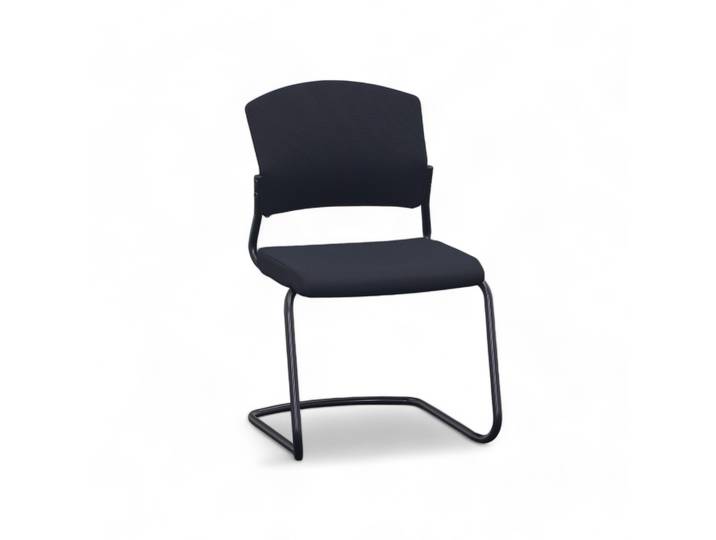 Cantilever Sitag EL100 Black without armrests, Free swinging, New - Perfect for visitors and guests