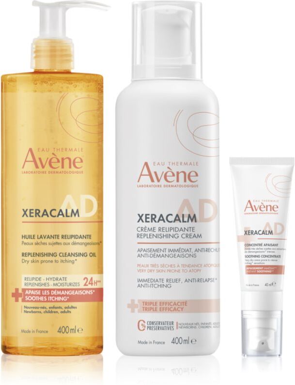 Avène XeraCalm A.D. Lipid-Replenishing Care Set set for dry and atopic skin