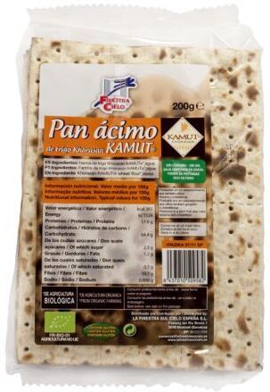 La Finestra sul Cielo Pan ácimo de trigo khorasan Kamut 200 gr