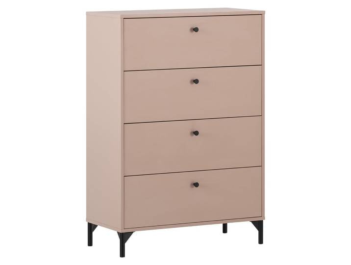 Commode Schildmeyer Smash\, couleur abricot\, dimensions : 80\,1 x 40 x 116\,7 cm