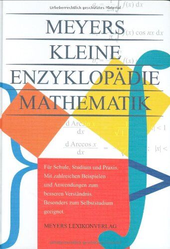 Siegfried Gottwald - Meyers kleine Enzyklopädie Mathematik - Preis vom 10.10.2026 11:48:34 h
