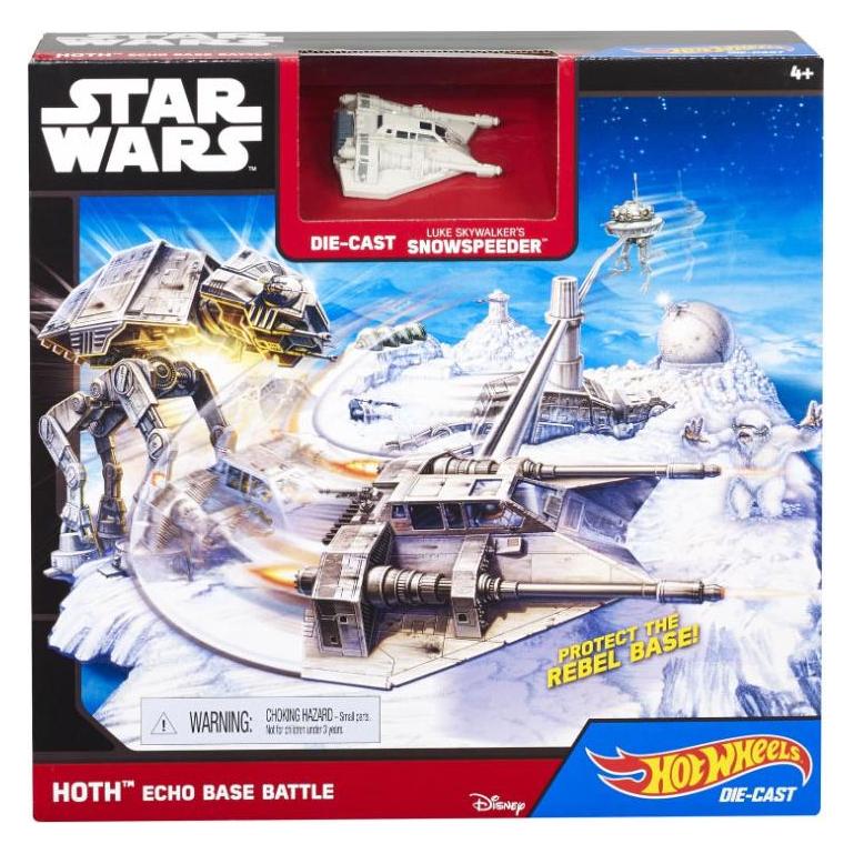 Mattel Hot Wheels Star Wars Hoth Echo Base Battle Play set (MOD0043)