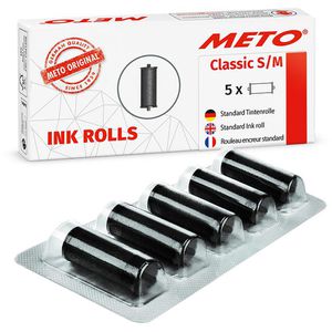 METO METO Farbrolle 9506060, schwarz, für  Classic S und M, 5 Stück