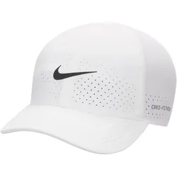 NIKE Dri-FIT ADV Club Unstructured Tennis Cap 100 - white/black M/L