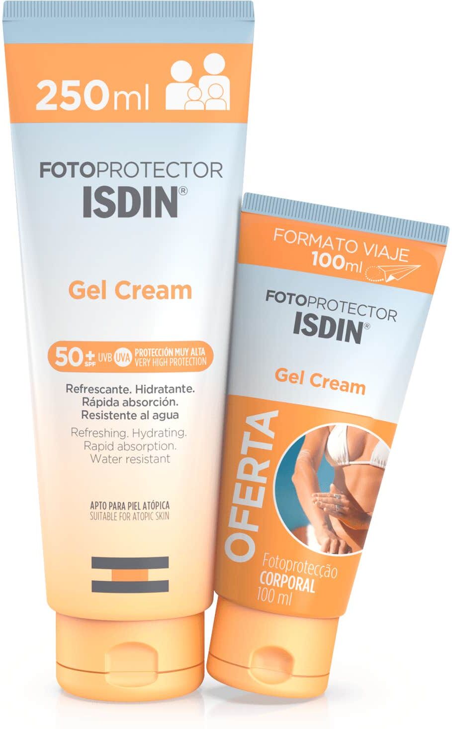 ISDIN Fotoprotector Gel Creme Spf50+ 250ml + 100ml