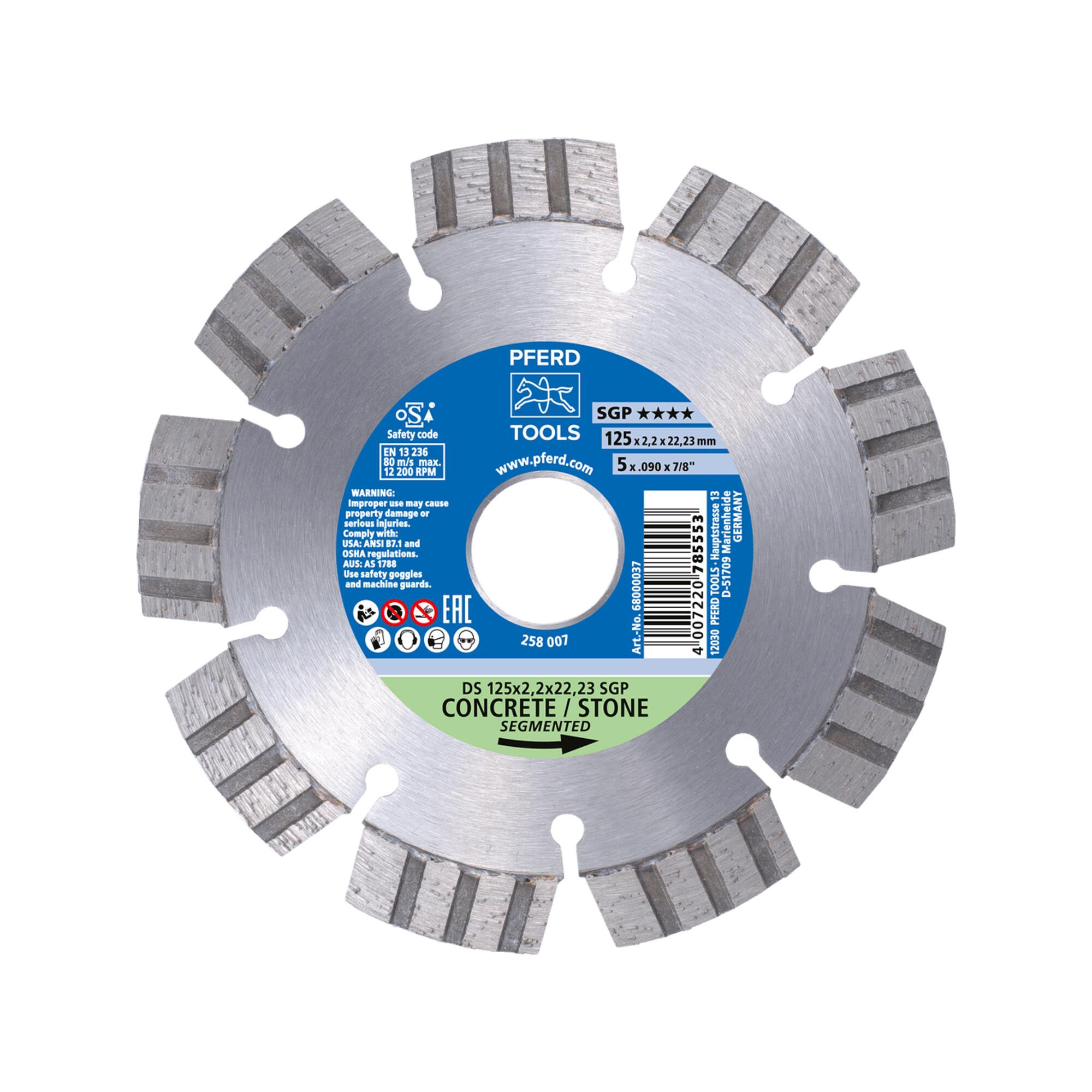 PFERD Trennscheibe DS 125 x 2,2 x 22,23 SGP (68000037)